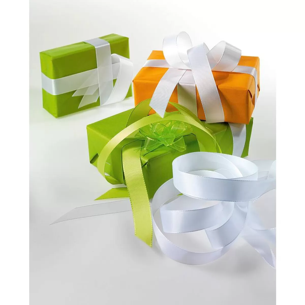 DecoWoerner Ruban De Taffetas Avec Lisière Tissée 40 Mm, 50 M,