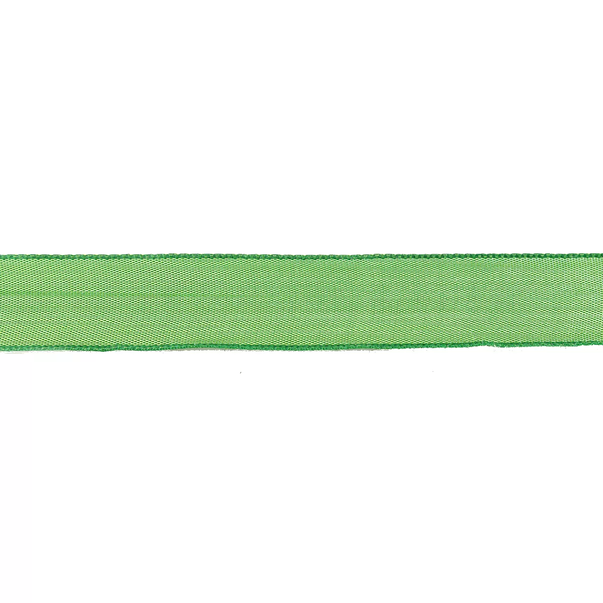 DecoWoerner Ruban De Tissu Avec Bord En Fil Métallique 25 Mm, 25 M, Limone