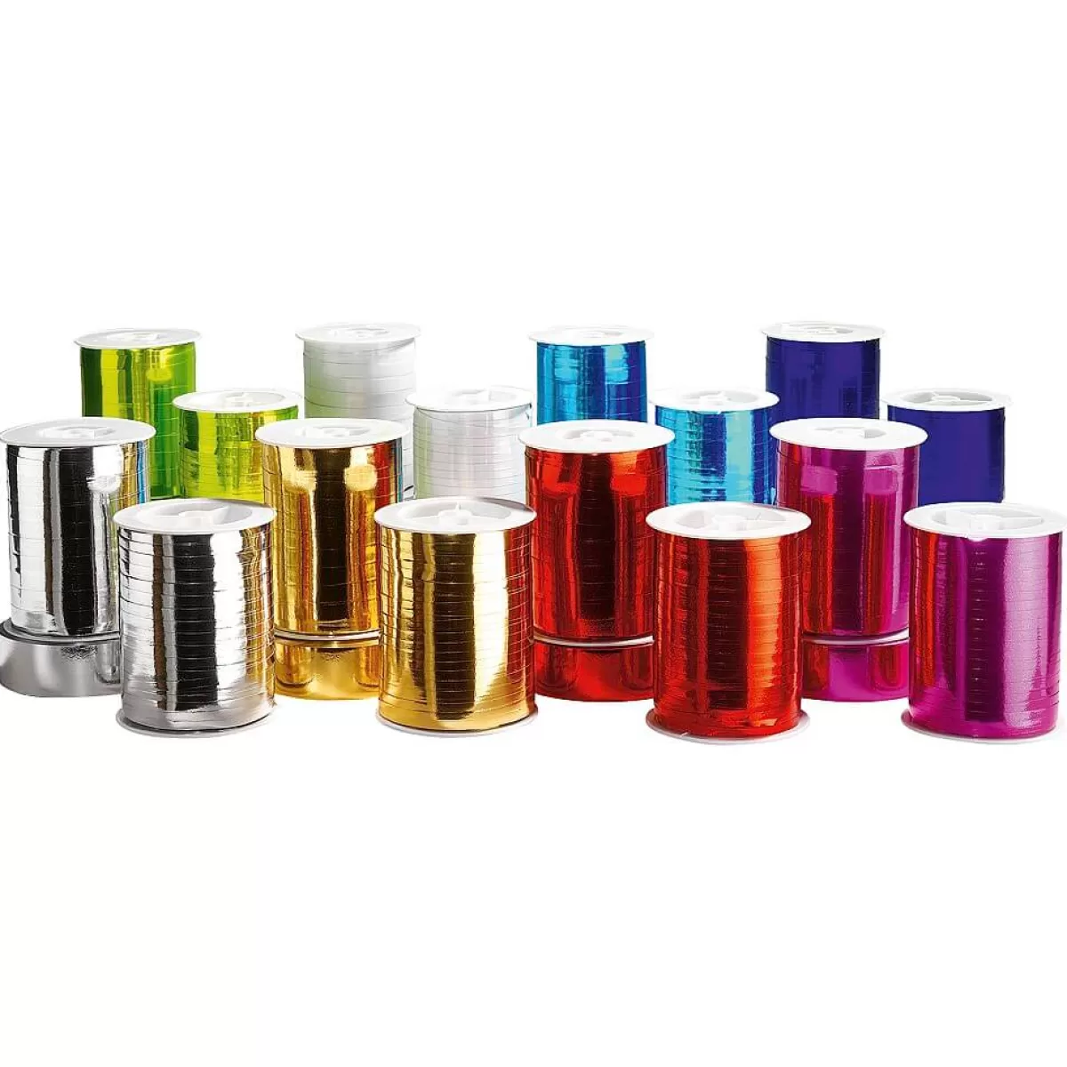 ruban_mtallis_brillant_larg_31_mm_rouge_3.webp DecoWoerner Ruban Métallisé Brillant, Larg. 31 Mm,