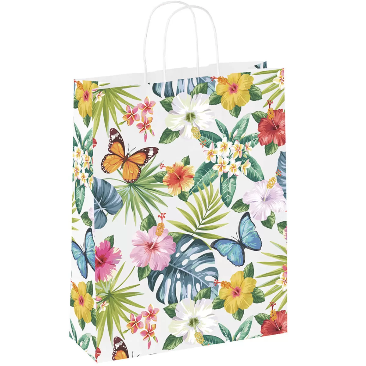 sac_en_papier_kraft_tropical_35_x_26_x_12_cm_5.webp DecoWoerner Sac En Papier Kraft "Tropical" 35 X 26 X 12 Cm
