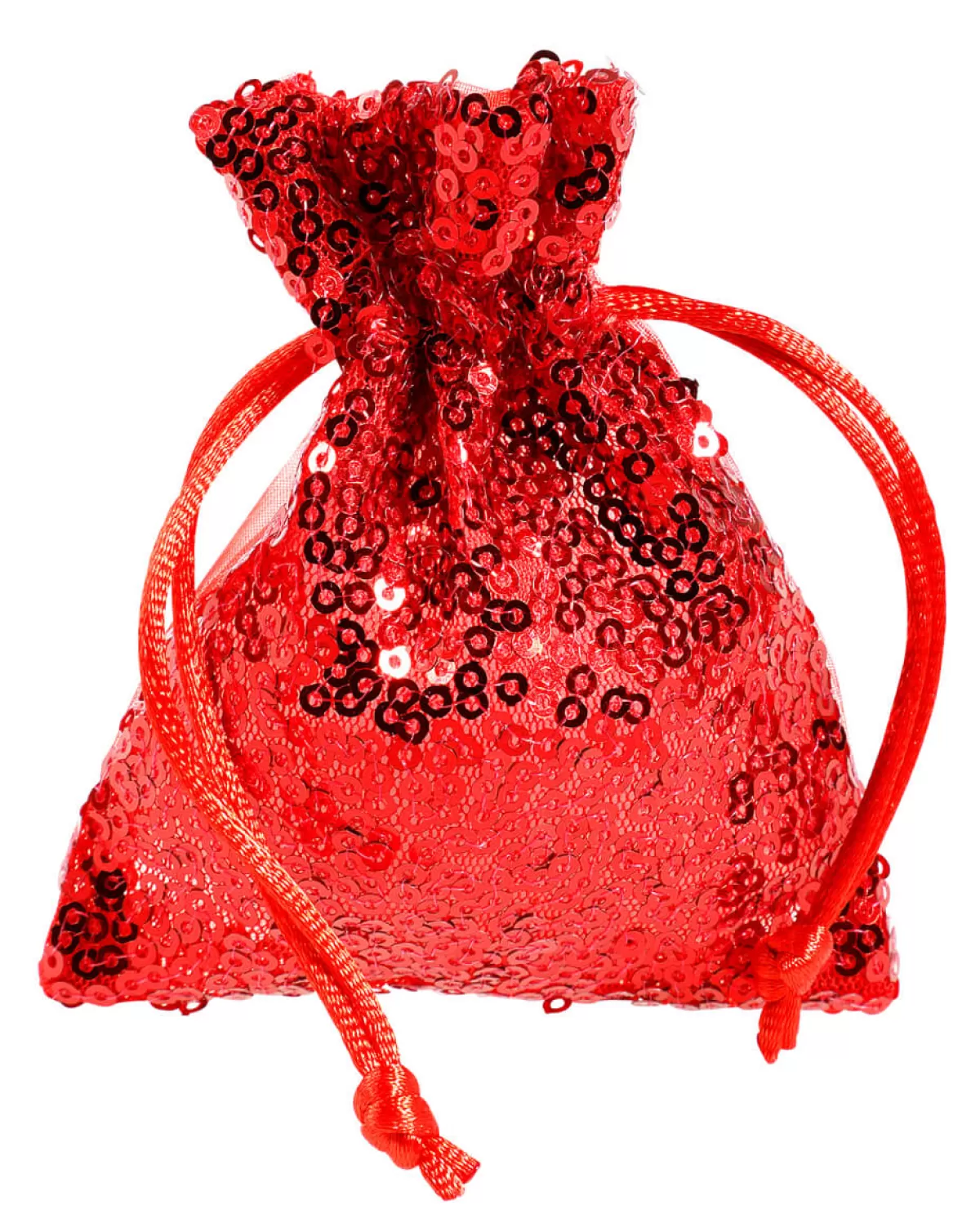 DecoWoerner Sachet En Organza à Paillettes 10 Cm, 10 Pces,