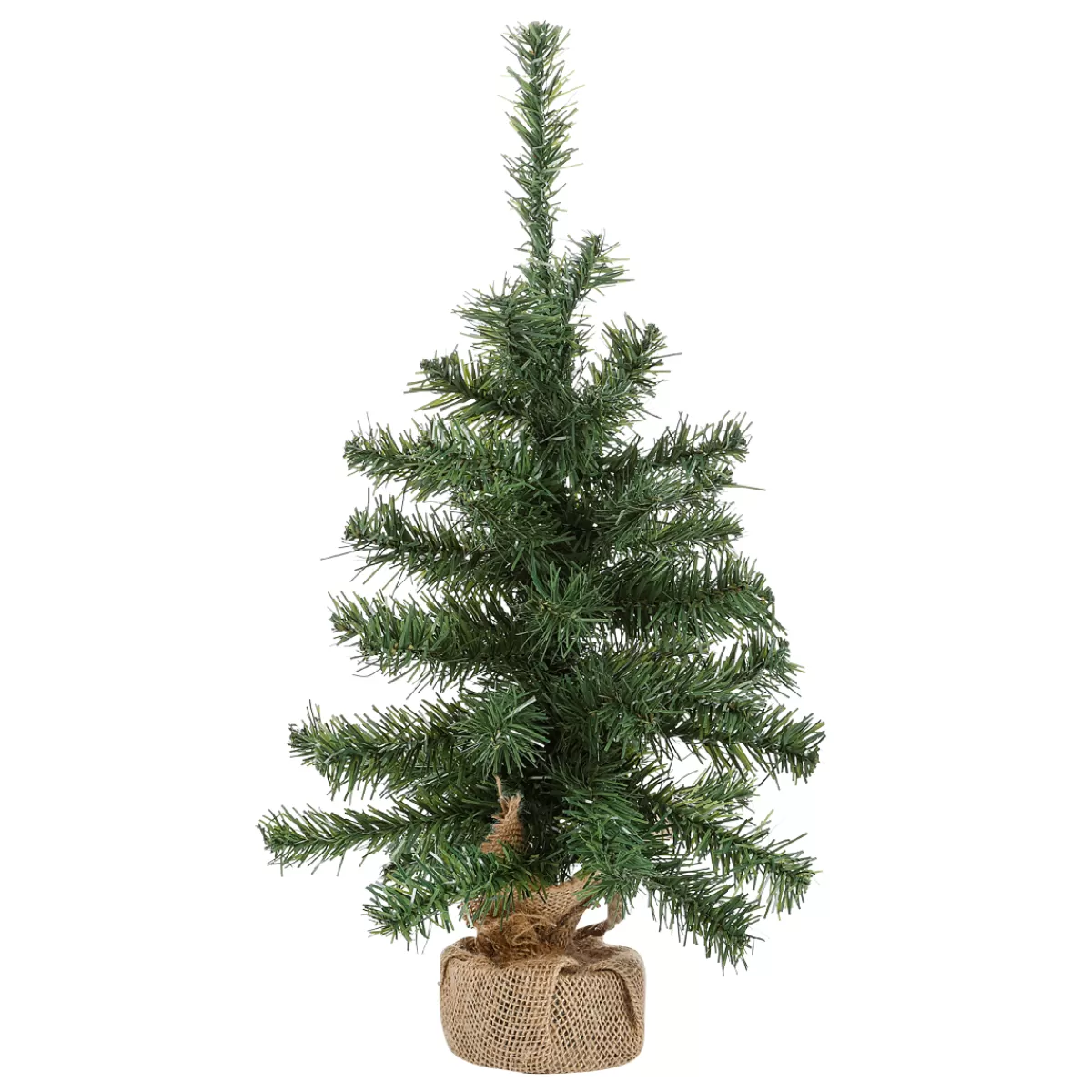 DecoWoerner Sapin De Décoration 45 Cm Dans Un Sac En Jute