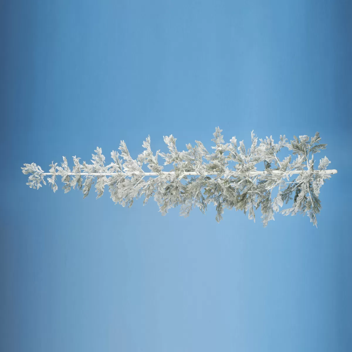 DecoWoerner Sapin De Noël Artificiel Suspendu Cèdre Avec Aiguilles Givrées 400 Cm