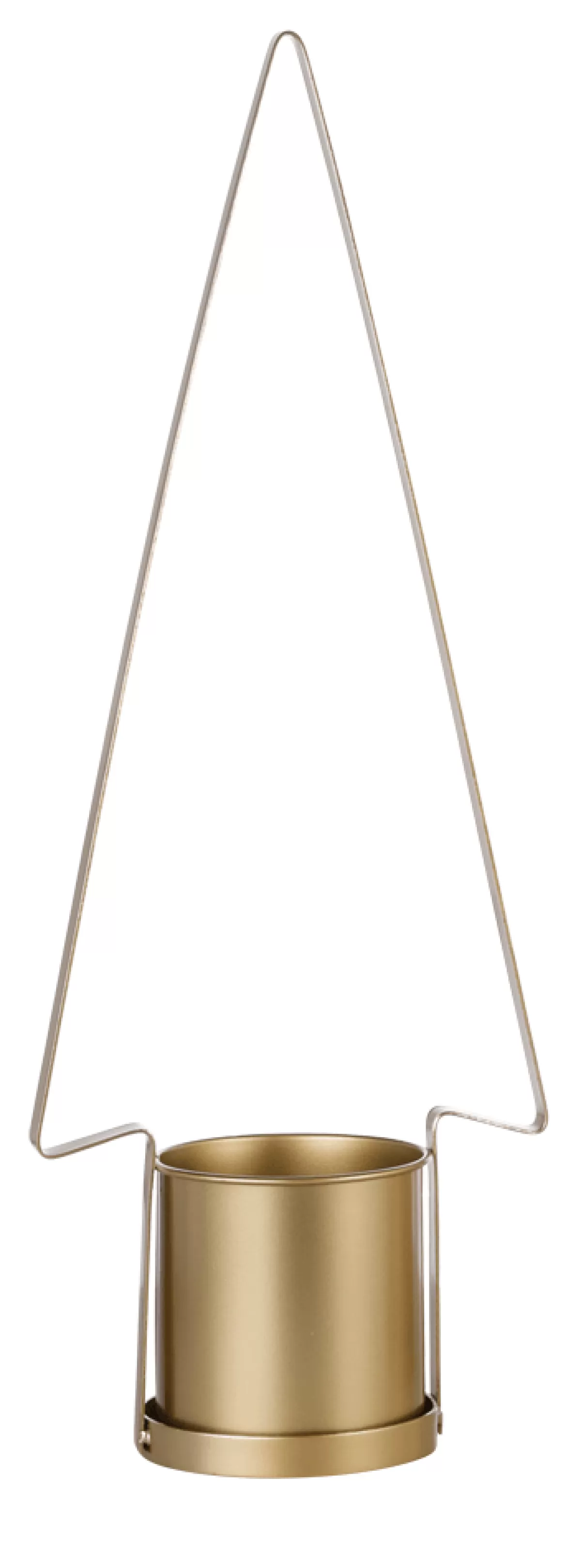 DecoWoerner Sapin En Métal Avec Pot De Fleur , 67 Cm De Haut