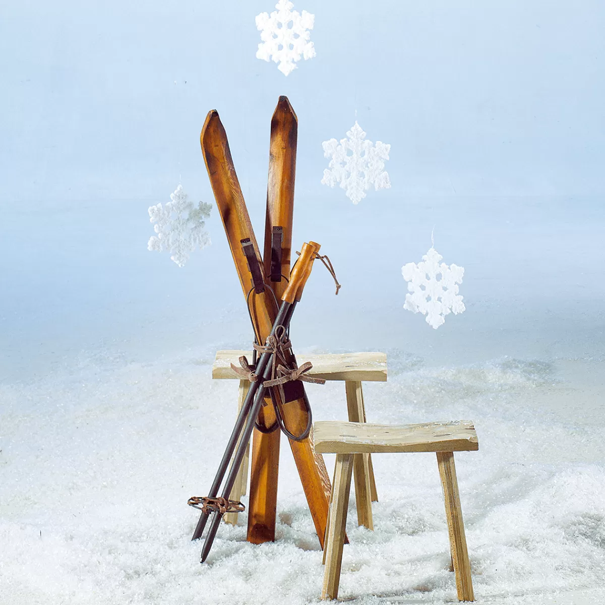 skis_dco_en_bois_long_90_cm_5.webp DecoWoerner Skis Déco En Bois, Long. 90 Cm