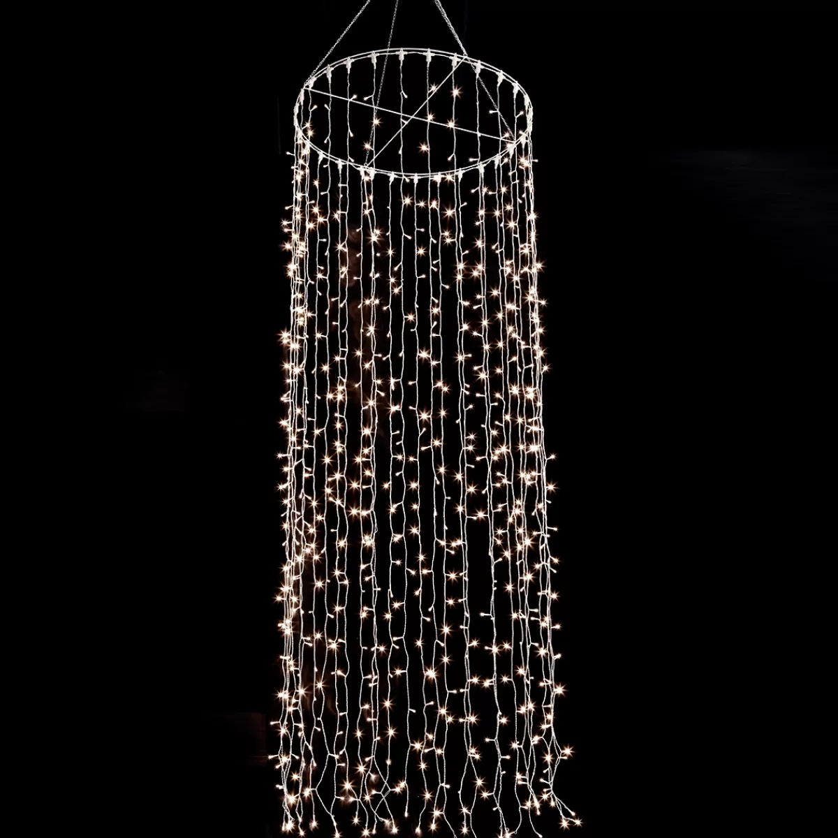 DecoWoerner Suspension Chaîne Lumineuse à LED 24V Pour L’int., 720 LED, 300 X 100 Cm