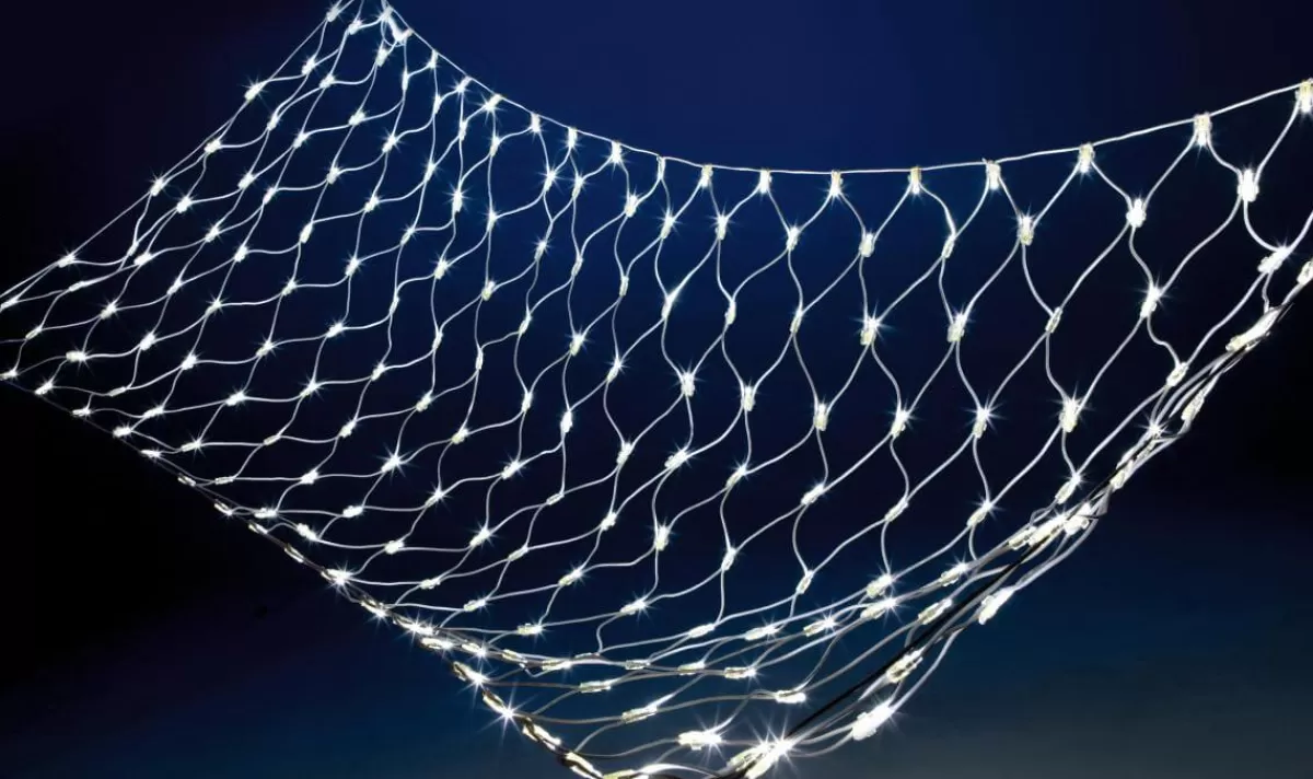 DecoWoerner Système Filet Lumineux Pour L’ext., LED he, Câble , 250 X 120 Cm
