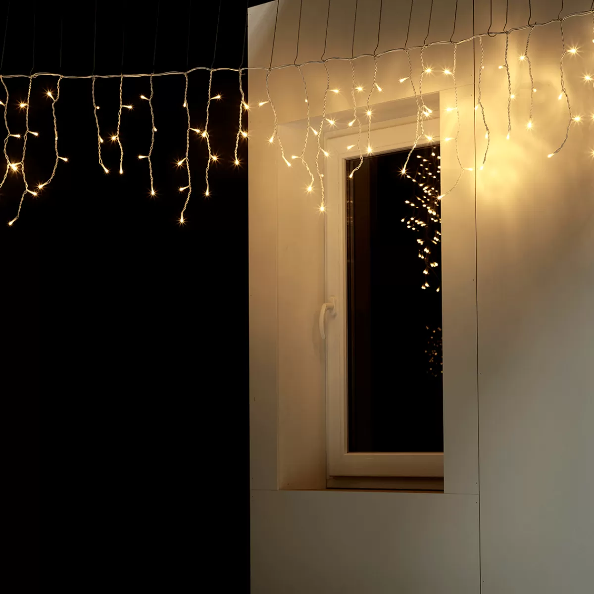 DecoWoerner Système LED Icicle-Light IP20 300 X 50 Cm, Sans Cable