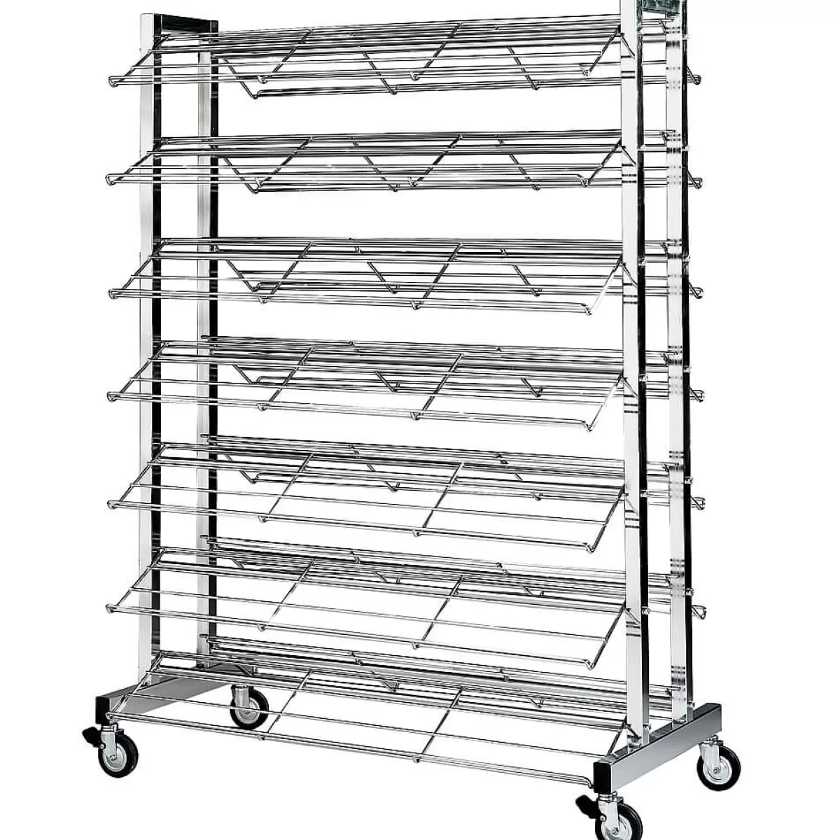 DecoWoerner Étagère à Chaussures Mobile, Env. 70 Paires De Chaussures