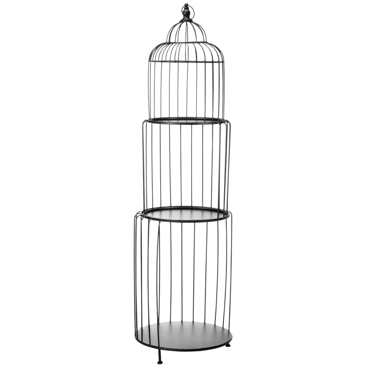 DecoWoerner Étagère Cage à Oiseau, Haut. 140 Cm,