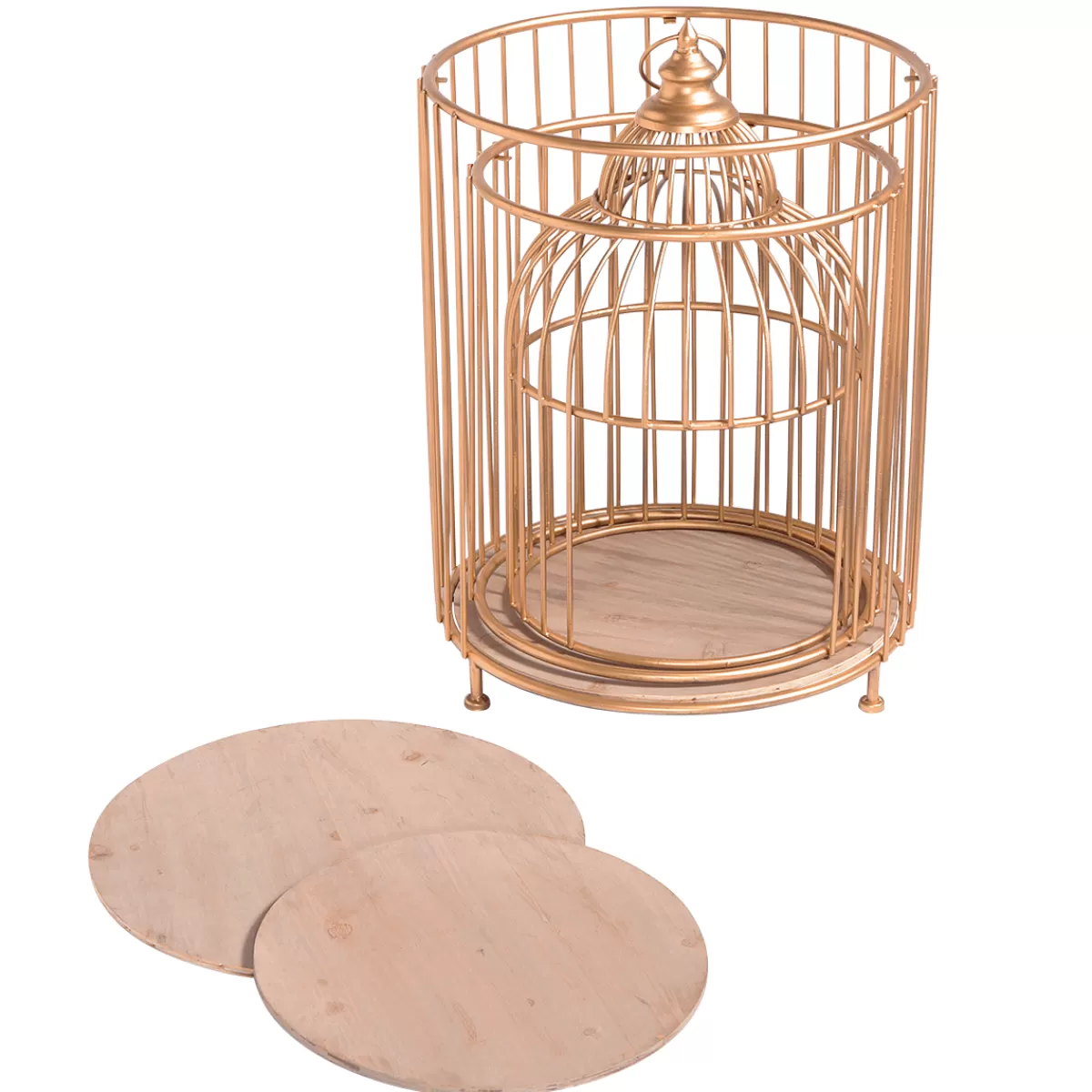 DecoWoerner Étagère Cage à Oiseau, Haut. 140 Cm, B-ware