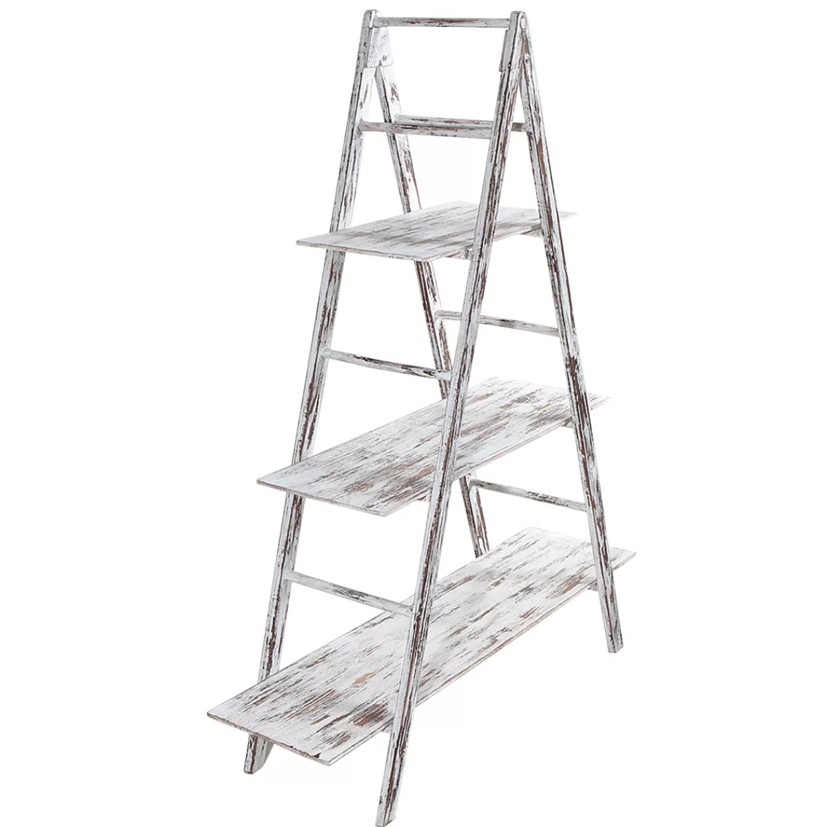 DecoWoerner Étagère-échelle Vintage he, Haut. 150 Cm