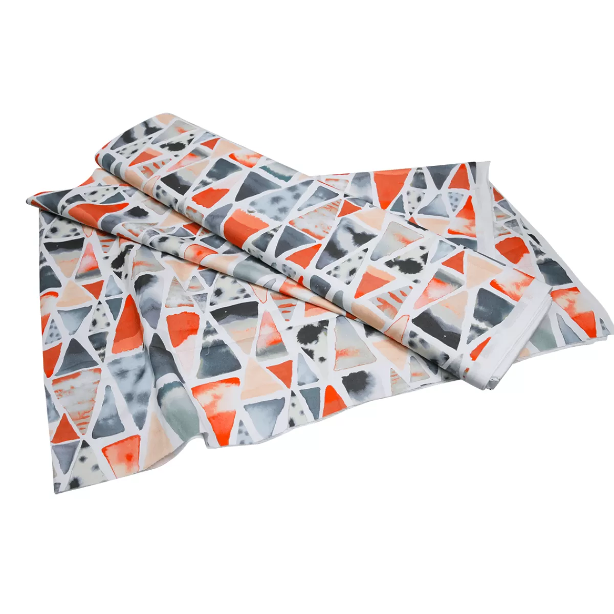 DecoWoerner Tissu De Décoration "Triangle" Triangles De 140 Cm De Large