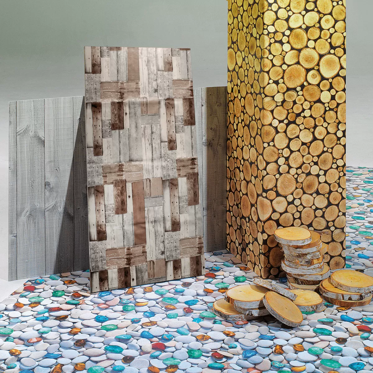 DecoWoerner Toile Cirée Lavable "Bois Vintage", Vendu Au Mètre, Largeur 140 Cm