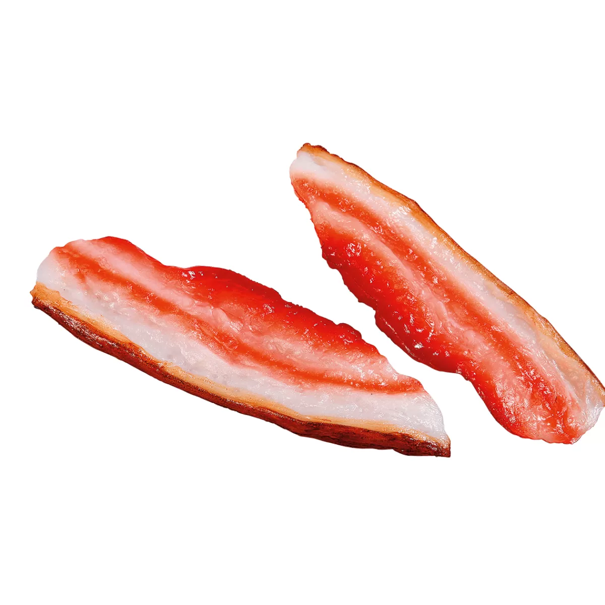 DecoWoerner Tranches De Lard Factices 17 Cm, Paquet De 2 Pièces